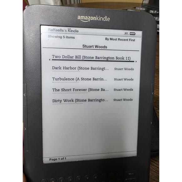 Amazon Kindle Keyboard 3, Wi-Fi, 6" 4GB, D00901 3rd Generation 85 Books - Picture 8 of 16